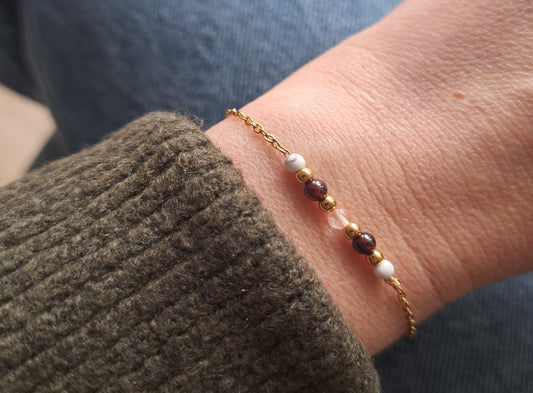 Bracelet Astro Bélier - Pierres naturelles