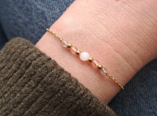 Bracelet Astro Cancer - Pierres naturelles