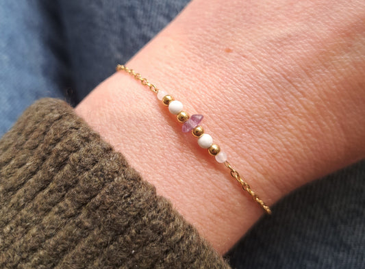 Bracelet Astro Vierge - Pierres naturelles