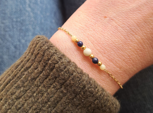 Bracelet Astro Gémeaux - Pierres naturelles