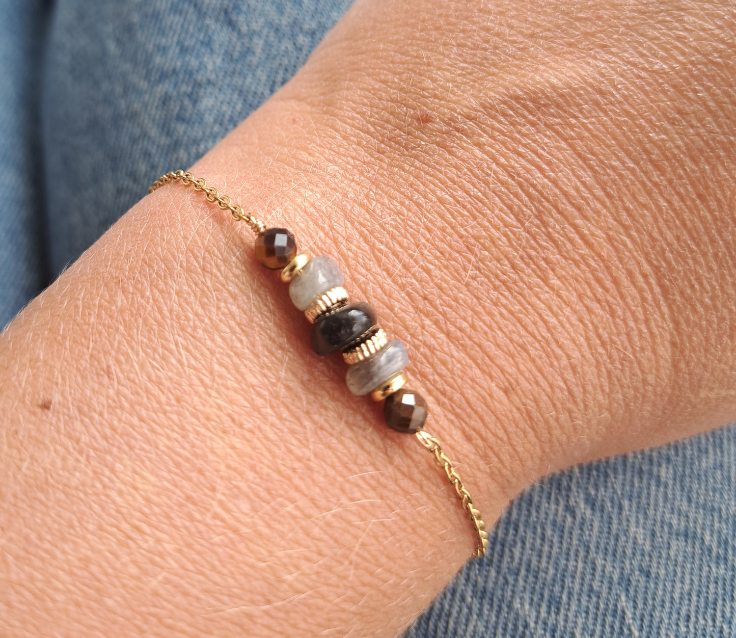 Bracelet "Protection" 3 pierres