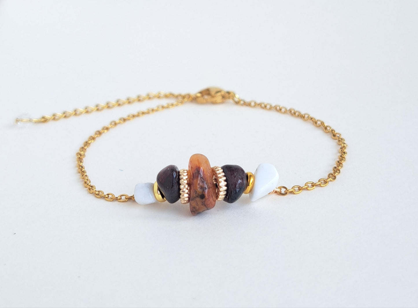 Bracelet "Confiance en soi" 3 pierres
