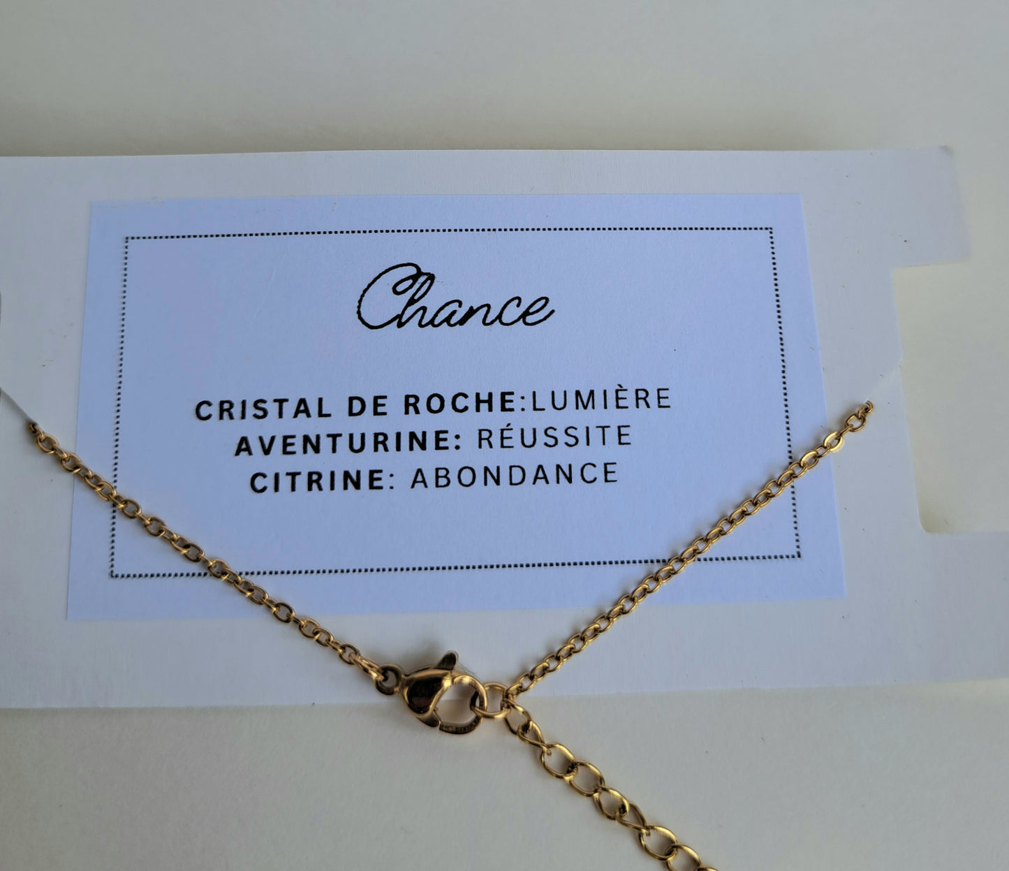 Bracelet "Chance" 3 pierres