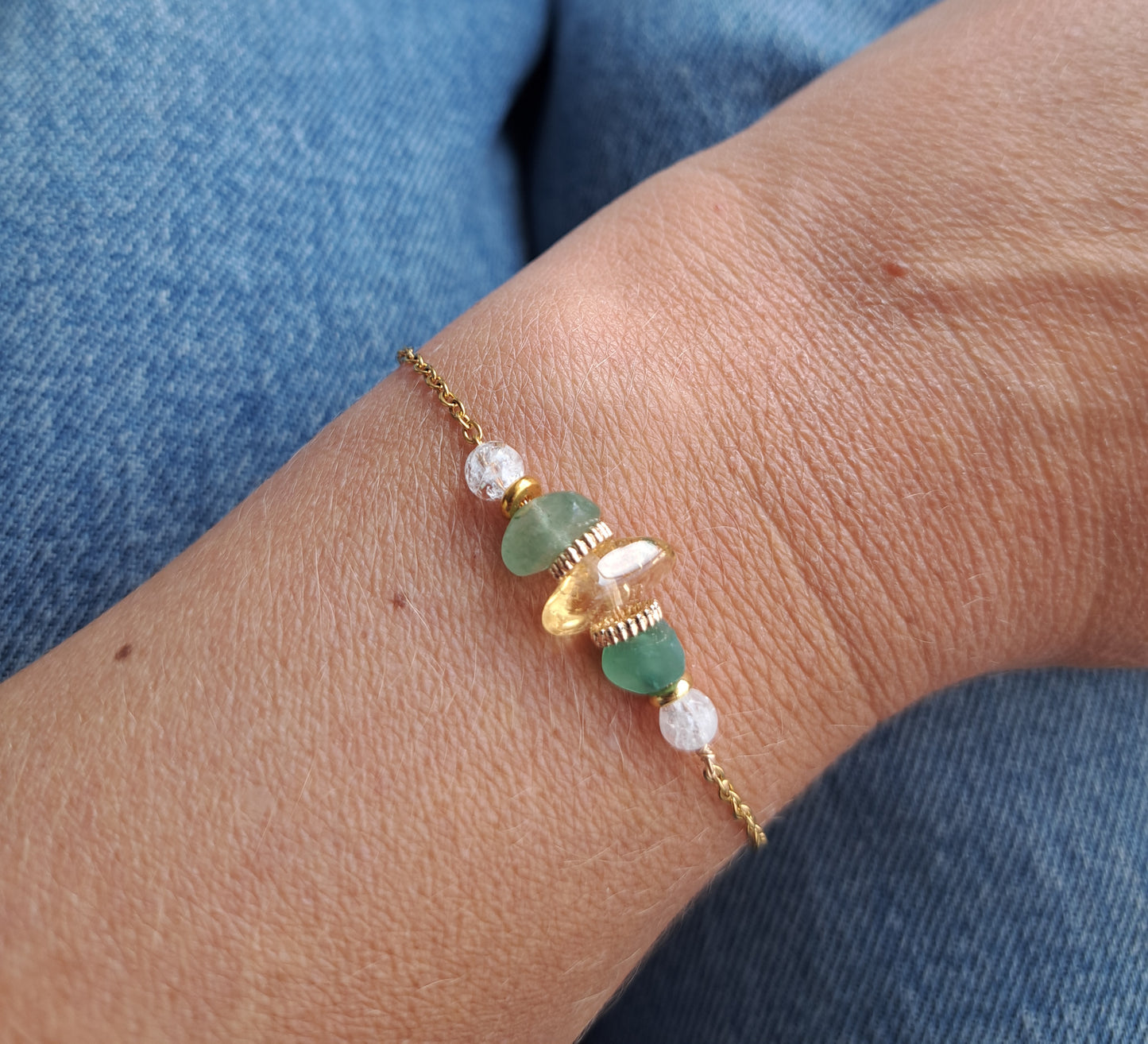 Bracelet "Chance" 3 pierres