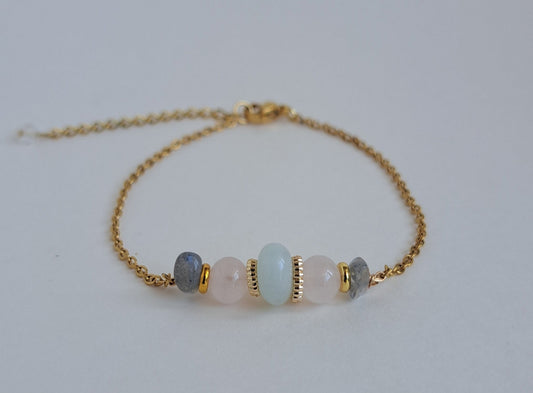 Bracelet "Amitié" 3 pierres