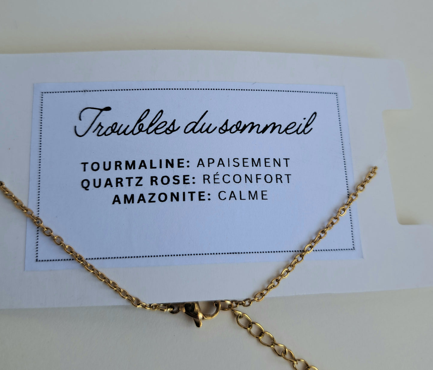 Bracelet "Troubles du sommeil" 3 pierres
