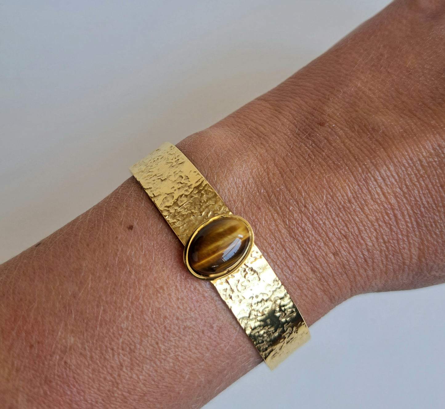 Bracelet jonc Oeil de tigre