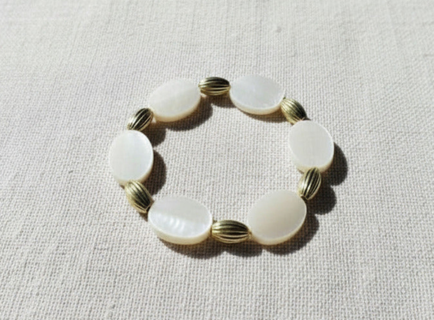 Bracelet nacre et doré - SUMMER