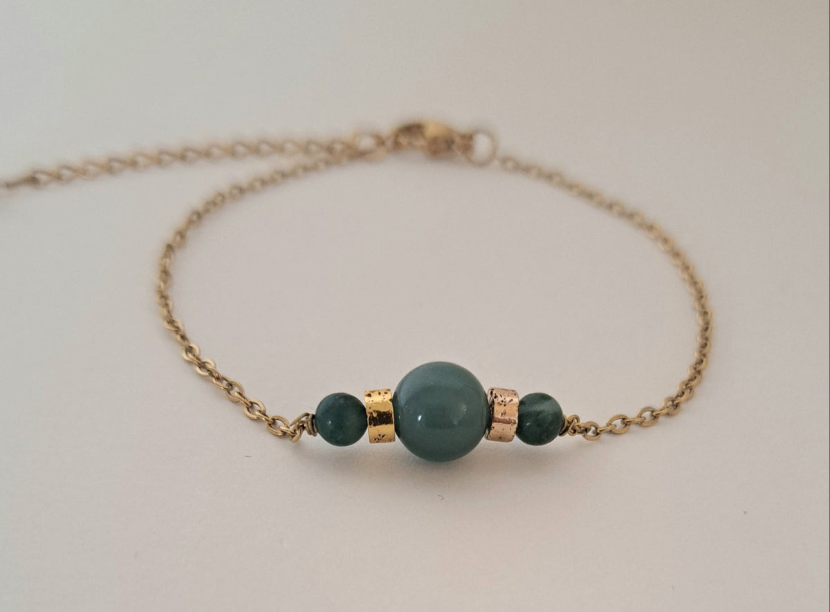 Bracelet Pierre Jade - Chance