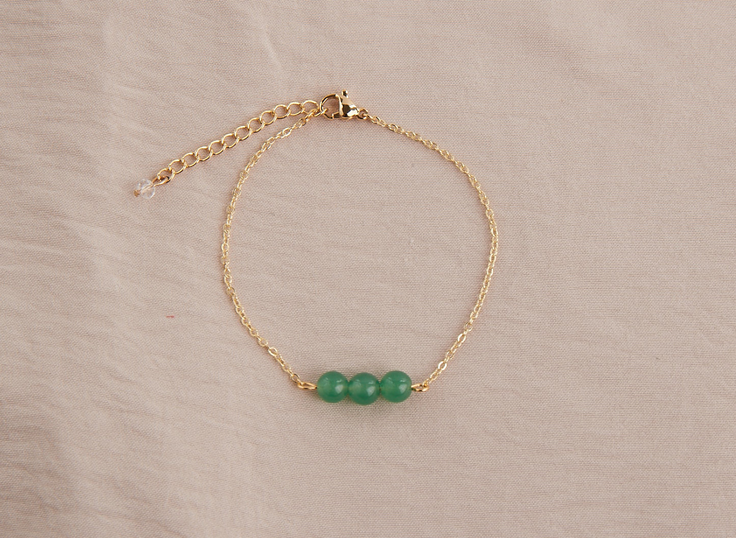 Bracelet pierres Aventurine, Chance