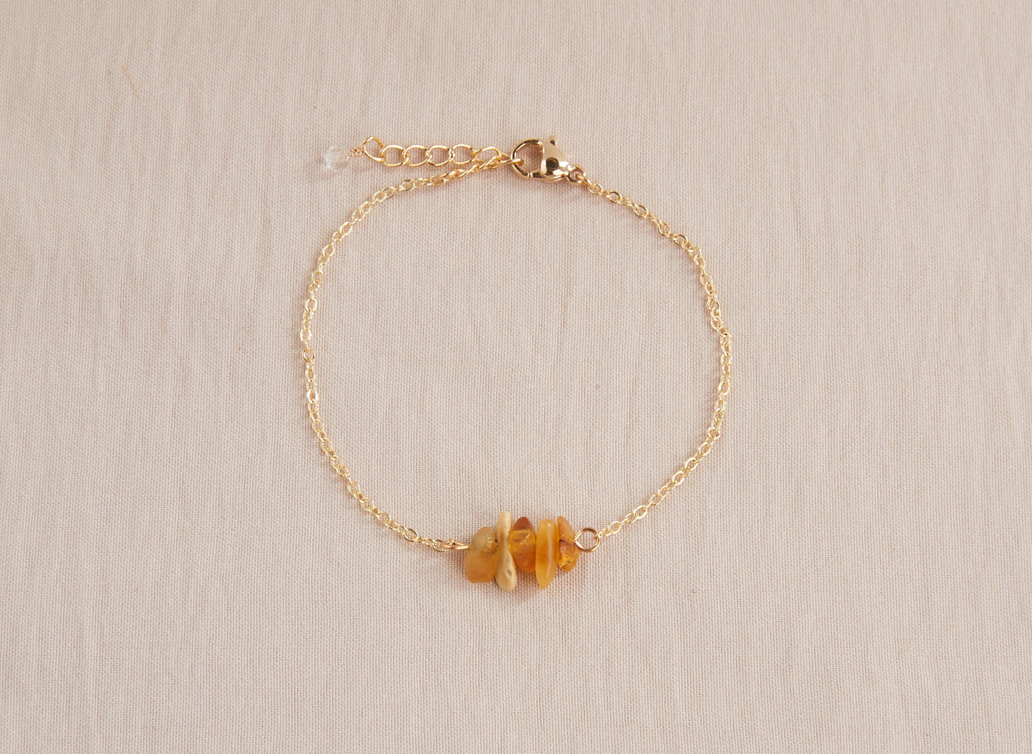 Amber stone bracelet, Fulfillment