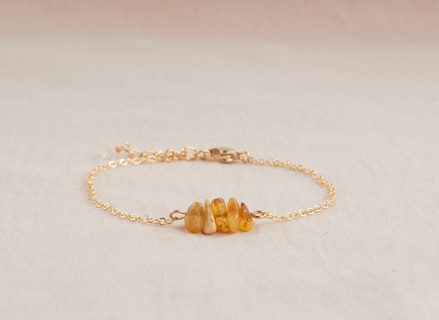 Amber stone bracelet, Fulfillment