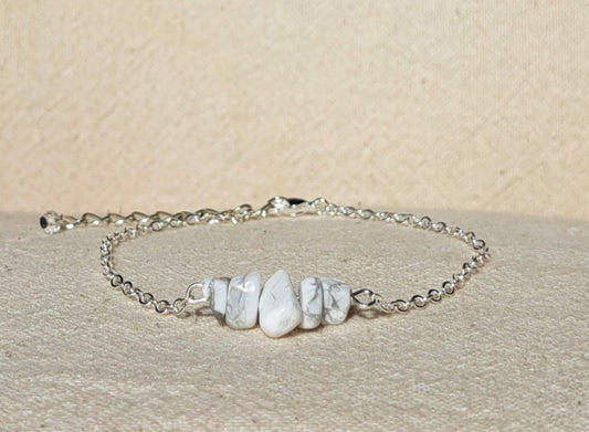 Bracelet pierres Howlite, Stabilité