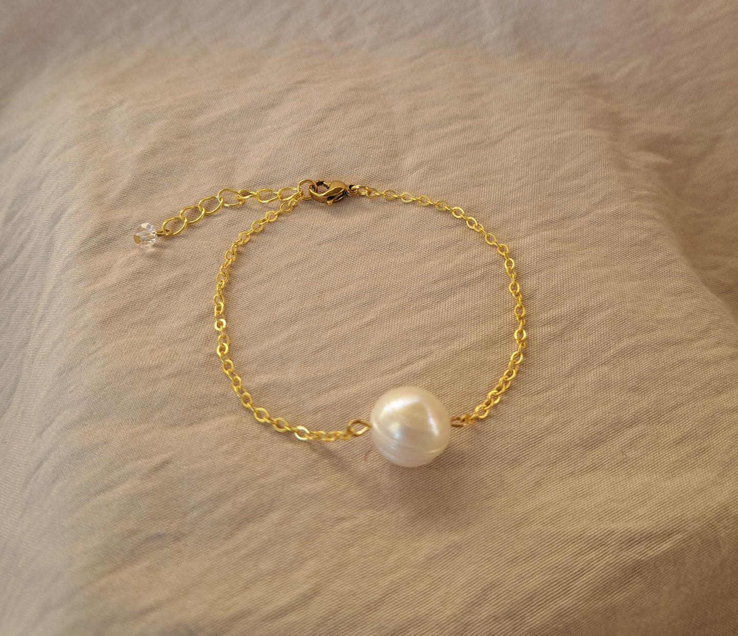 XXL single pearl bracelet