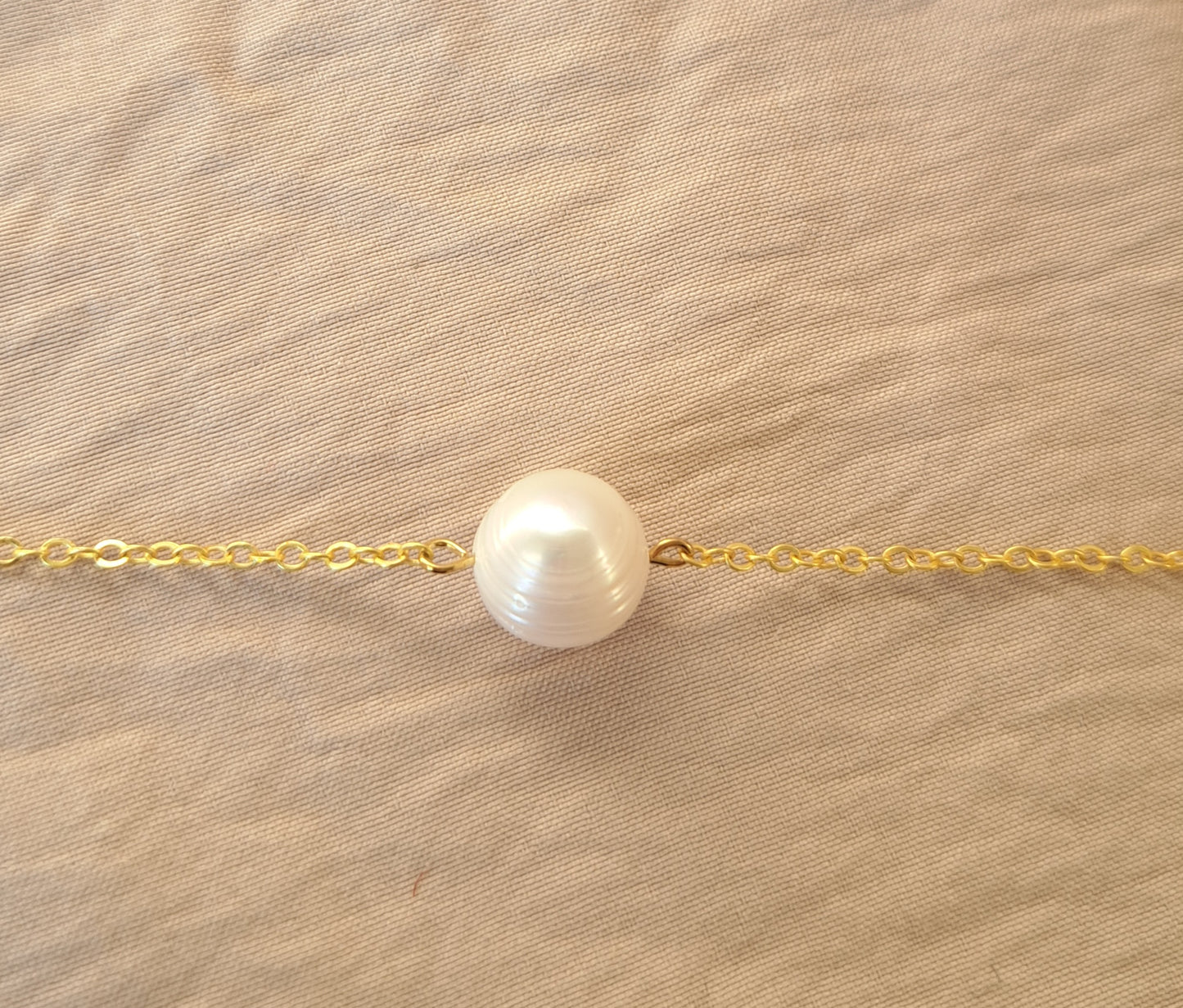 XXL single pearl bracelet