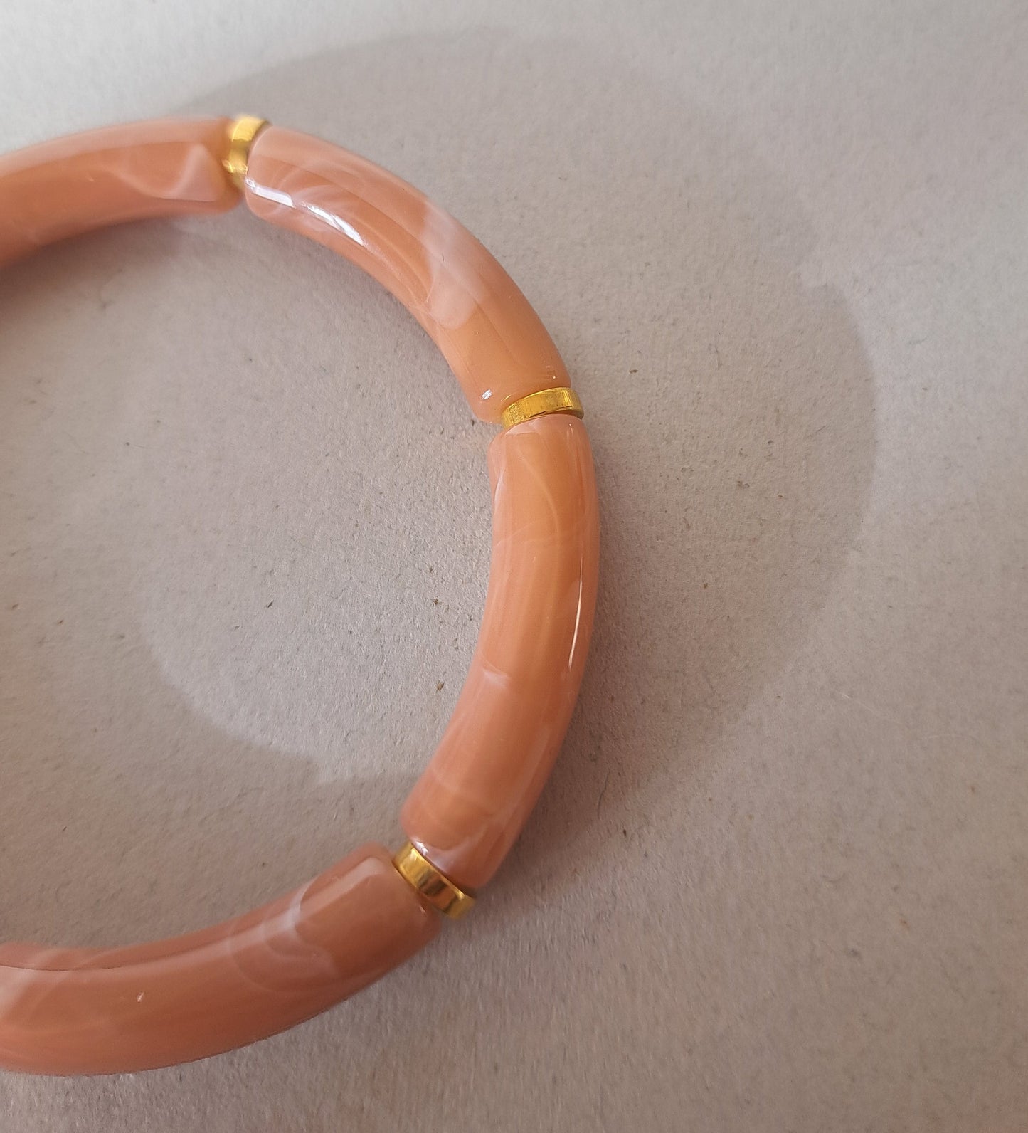 Old pink resin bracelet