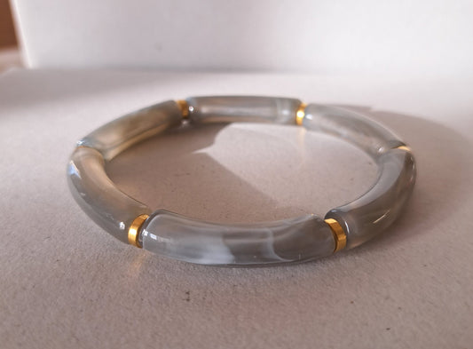 Anthrasite Grey Resin Bracelet