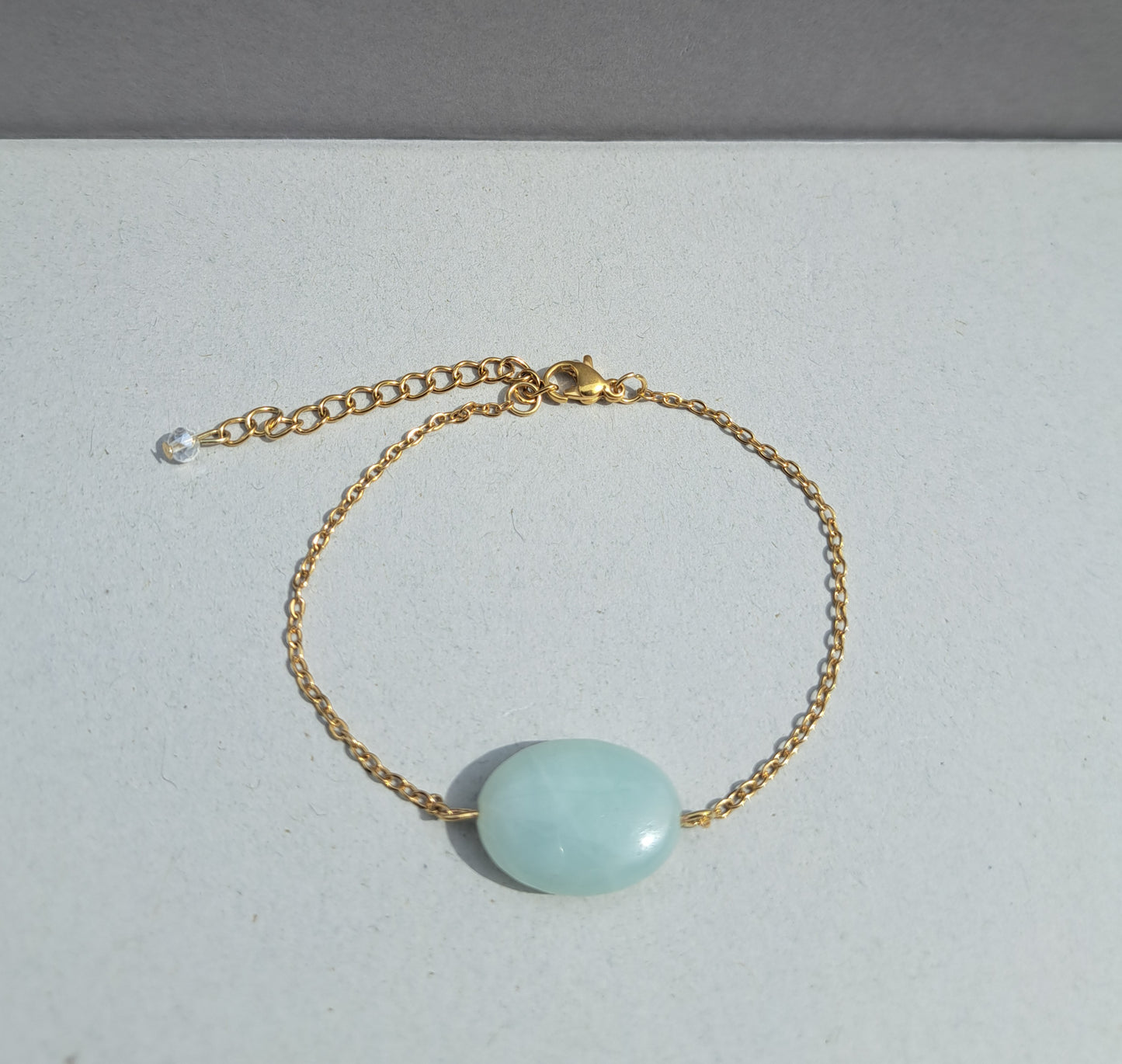 Amazonite pearl bracelet