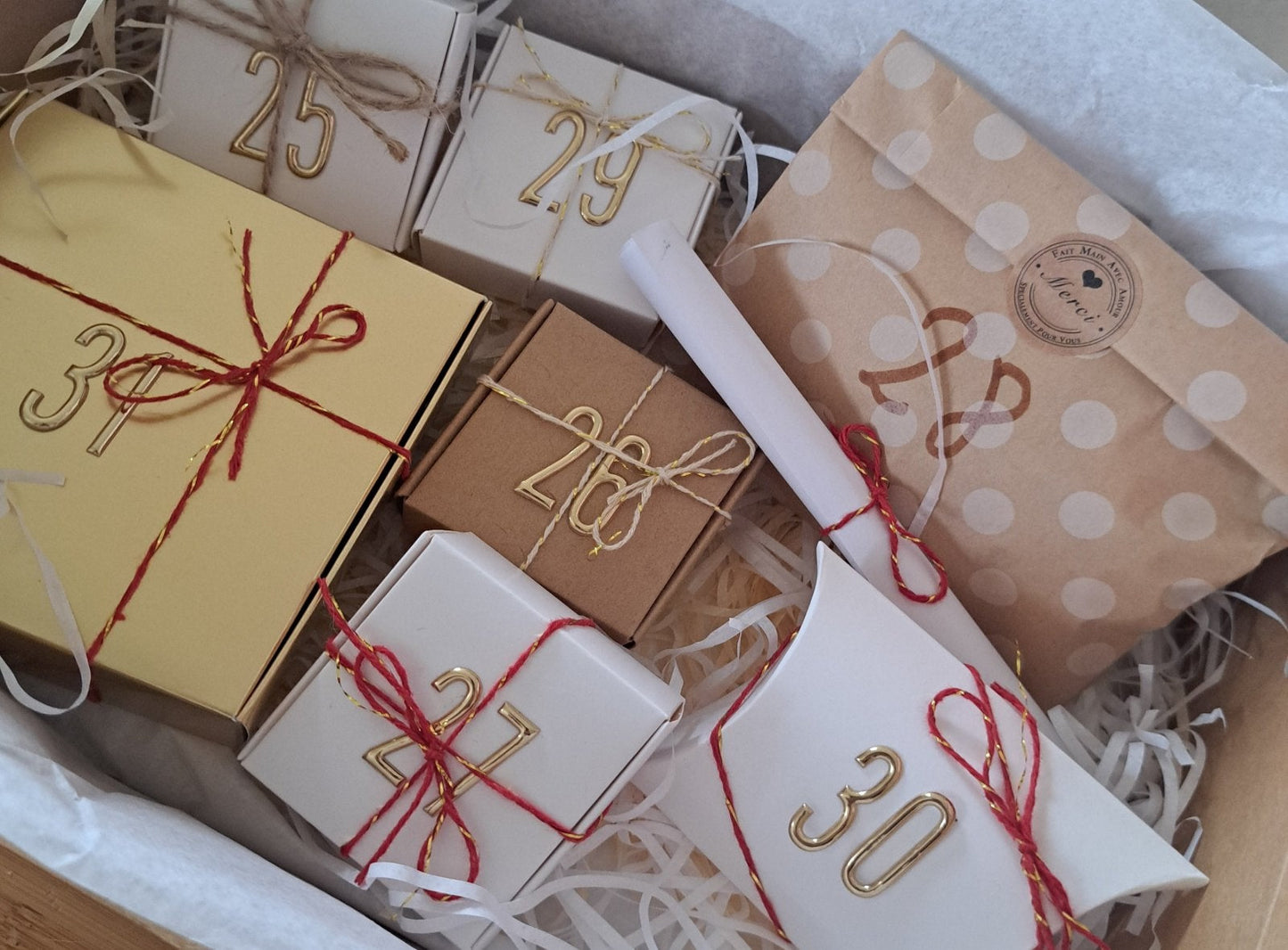 Personalized After Calendar - 7 boxes - 7 items