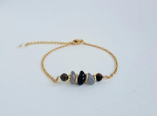 Bracelet "Protection" 3 pierres
