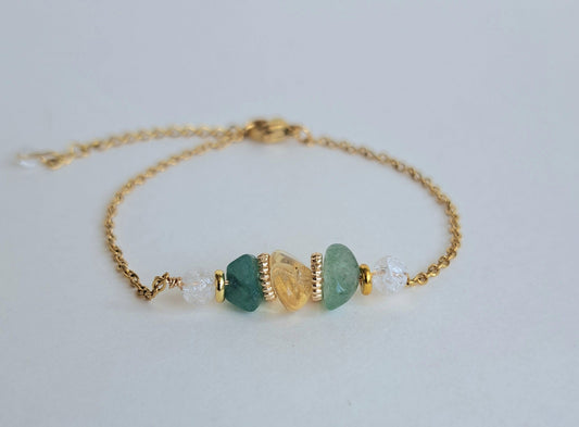 Bracelet "Chance" 3 pierres