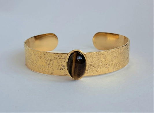 Bracelet jonc Oeil de tigre