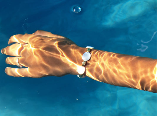 Bracelet nacre et doré - SUMMER
