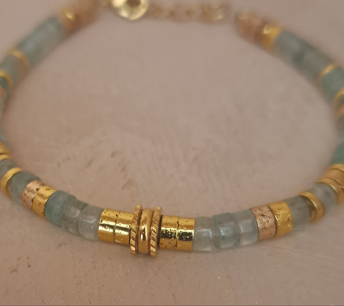 Bracelets perles fines - 5 pierres au choix