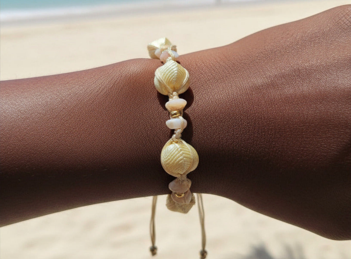 Bracelet coquillages et nacre - SUMMER