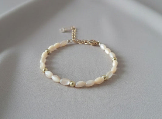 Bracelet perles nacre -SUMMER