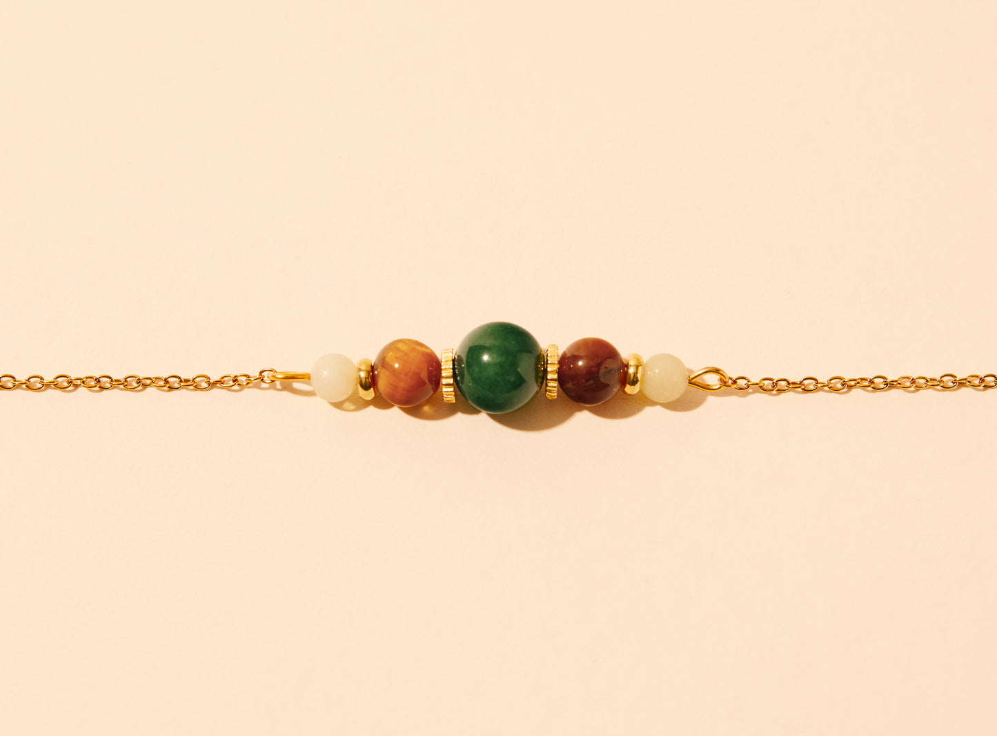 The Libra bracelet made of natural stones