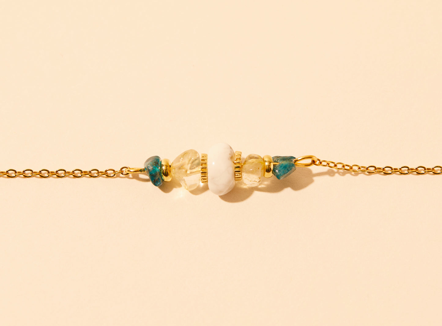 The Sagittarius bracelet in natural stones