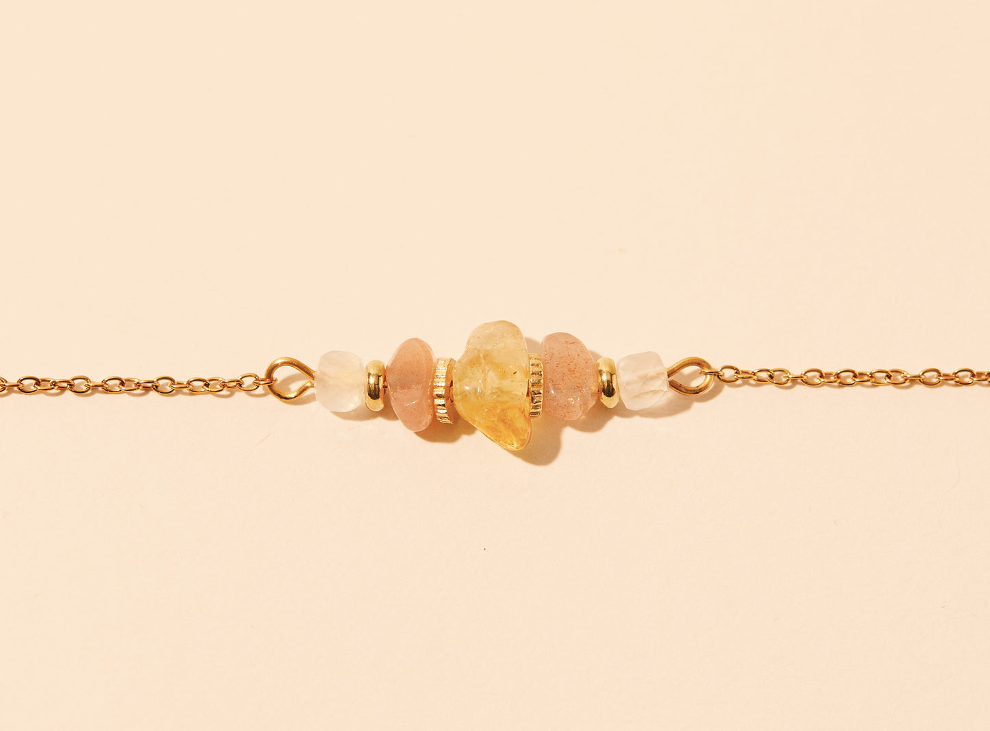 Capricorn bracelet in natural stones