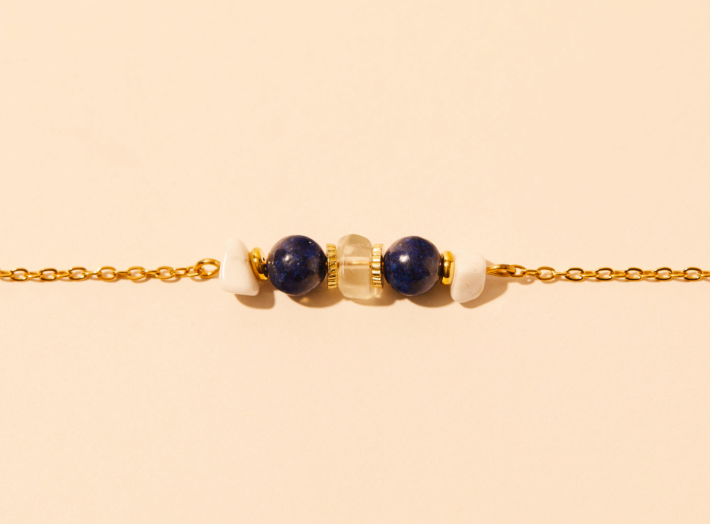 Aquarius bracelet in natural stones