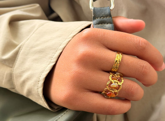Bague pierre Cornaline - Vitalité
