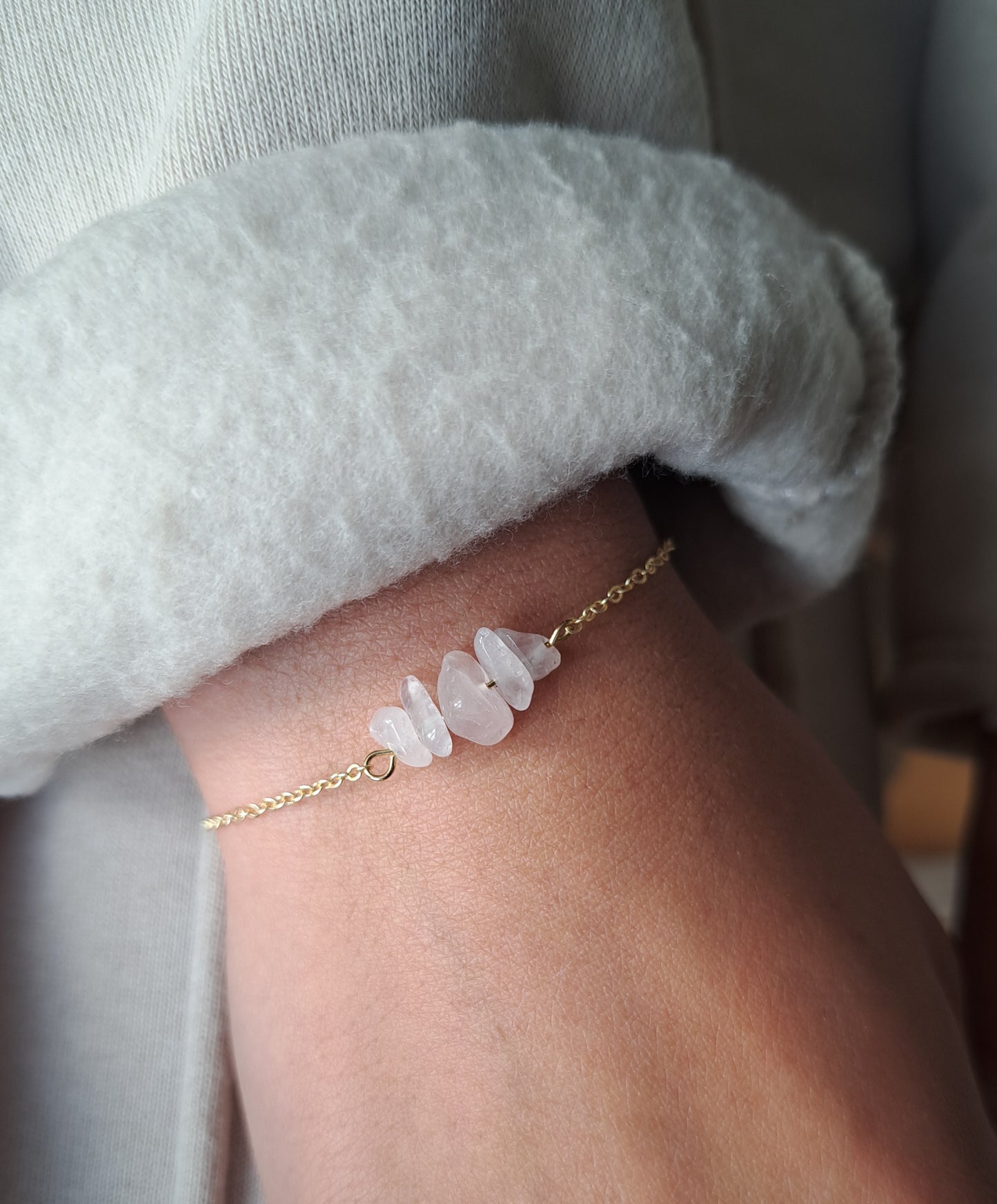 Bracelet Quartz rose - Anti-stress