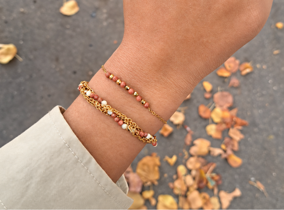 Bracelet perles de soleil