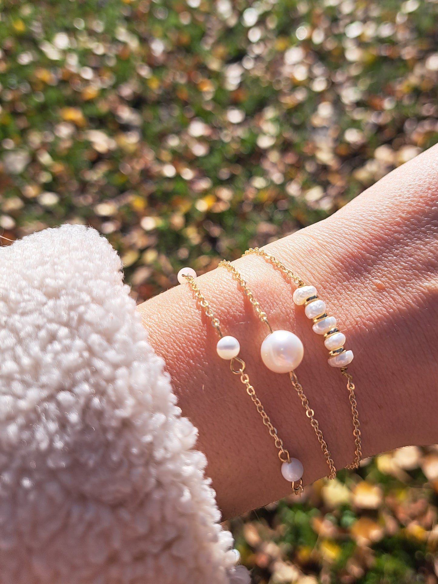 Fine freshwater pearl bracelet