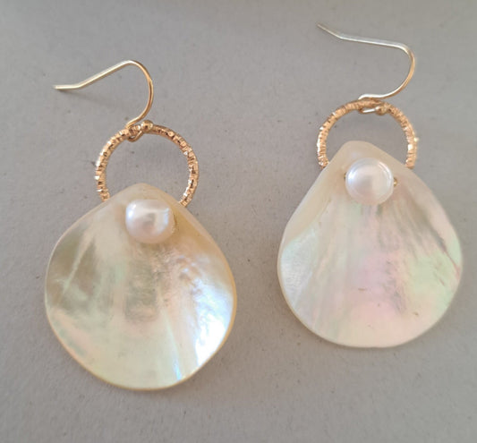 Recycled Shell Earrings