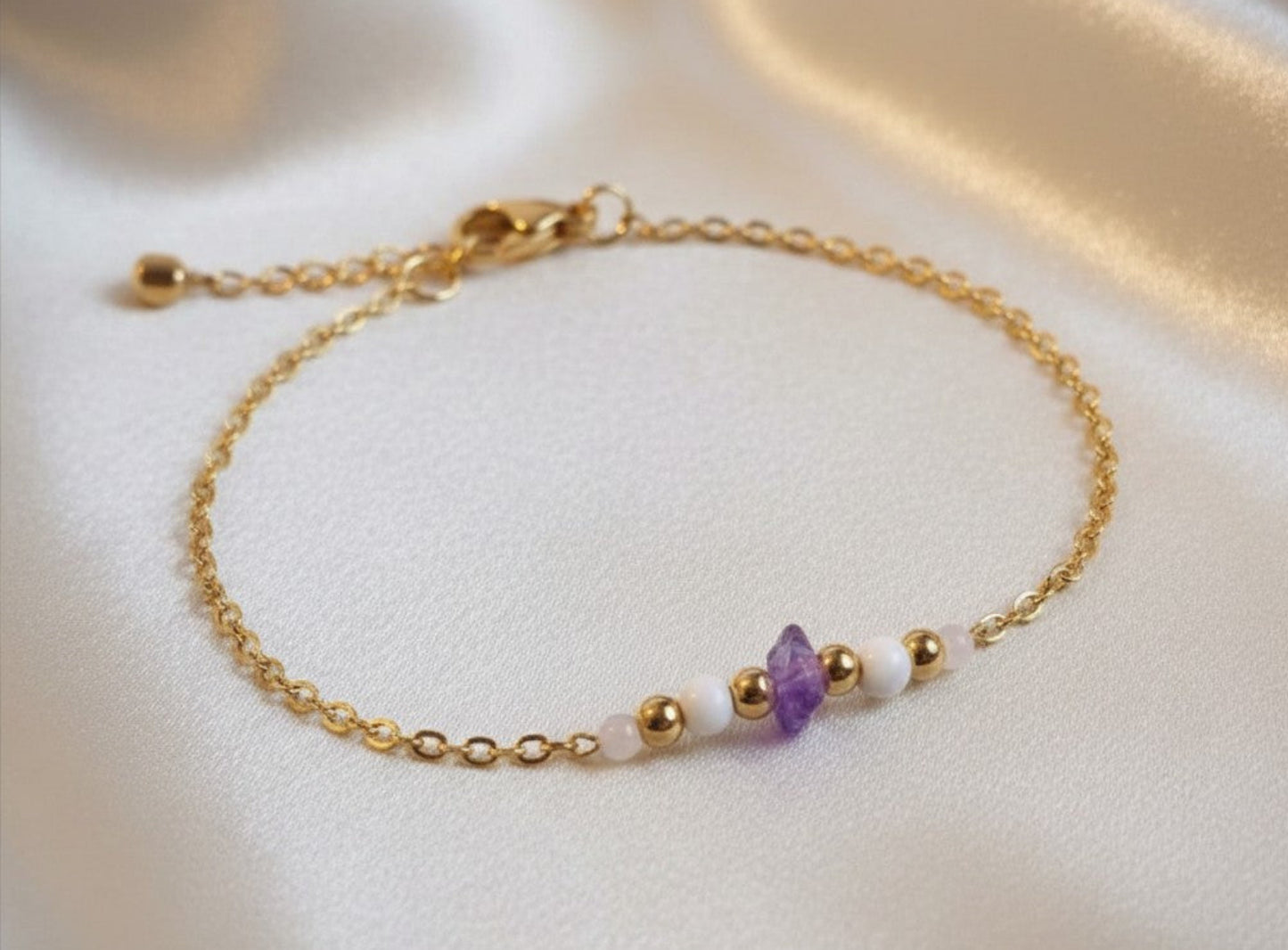 Bracelet Astro Vierge - Intuition, Sérénité & Clarté
