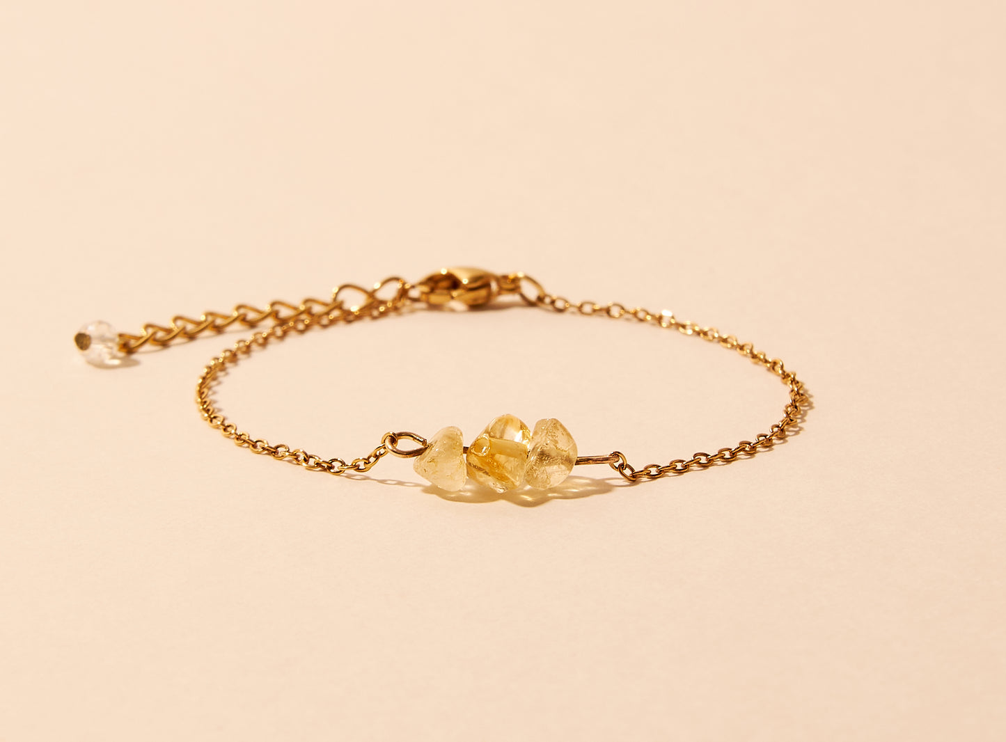 Bracelet cristaux Citrine, Abondance