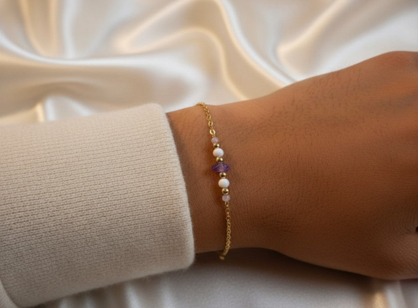 Bracelet Astro Vierge - Intuition, Sérénité & Clarté