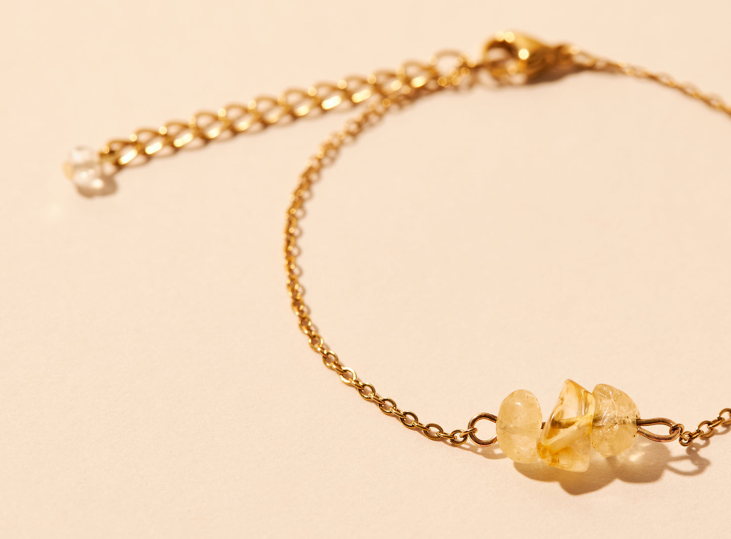 Bracelet cristaux Citrine, Abondance