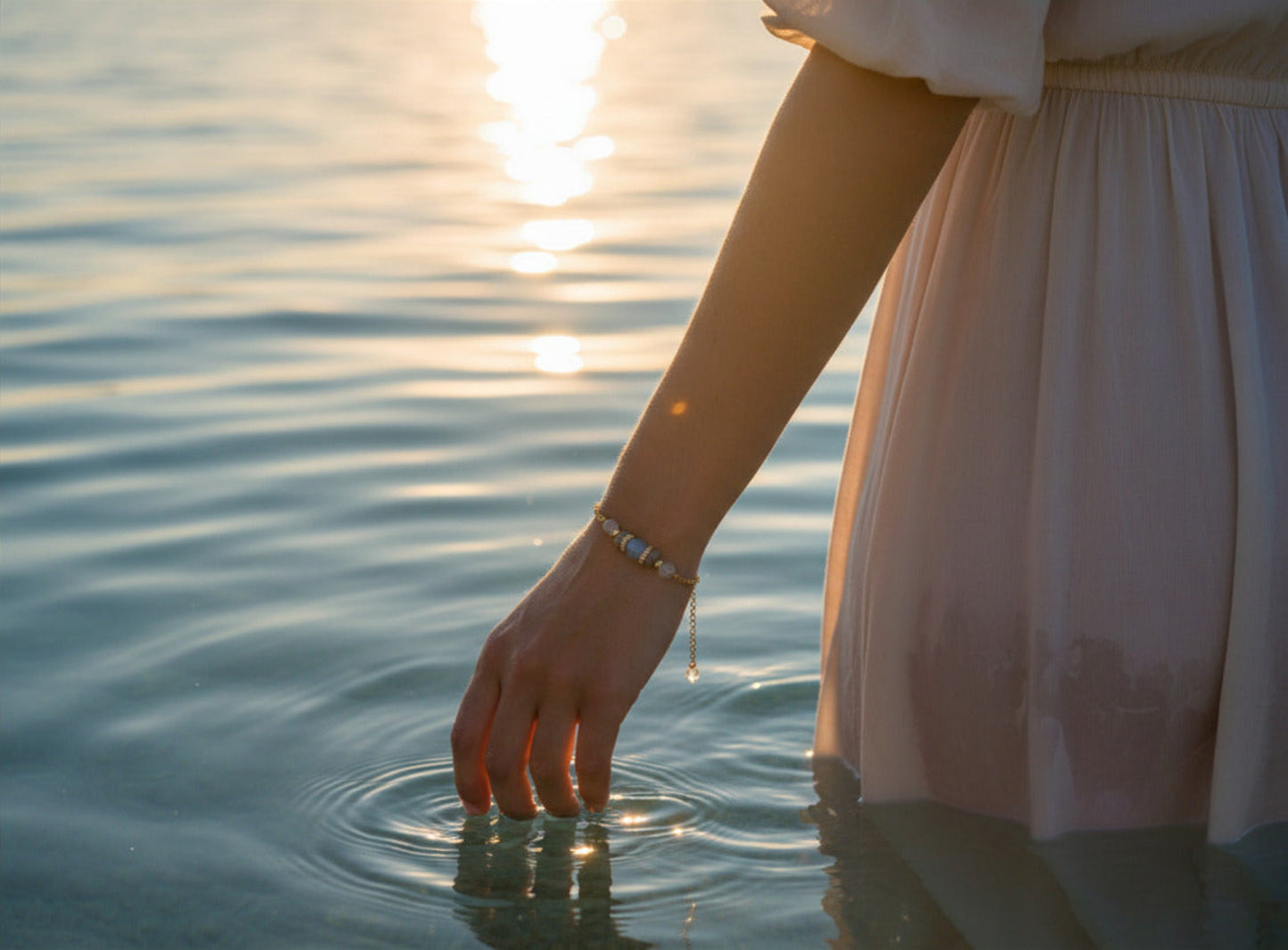 Bracelet énergie de l'eau - Intuition, émotion et fluidité