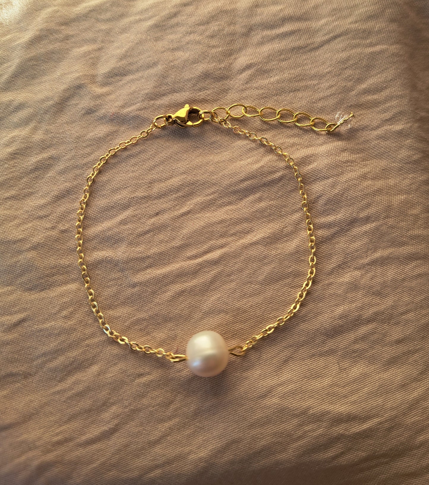 Bracelet une perle d'eau douce