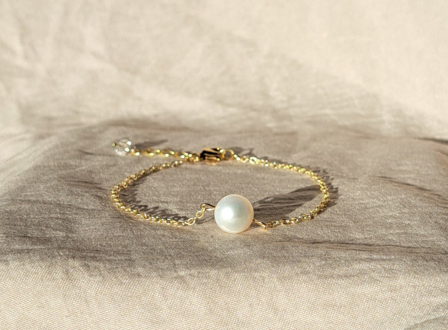 Bracelet une perle d'eau douce