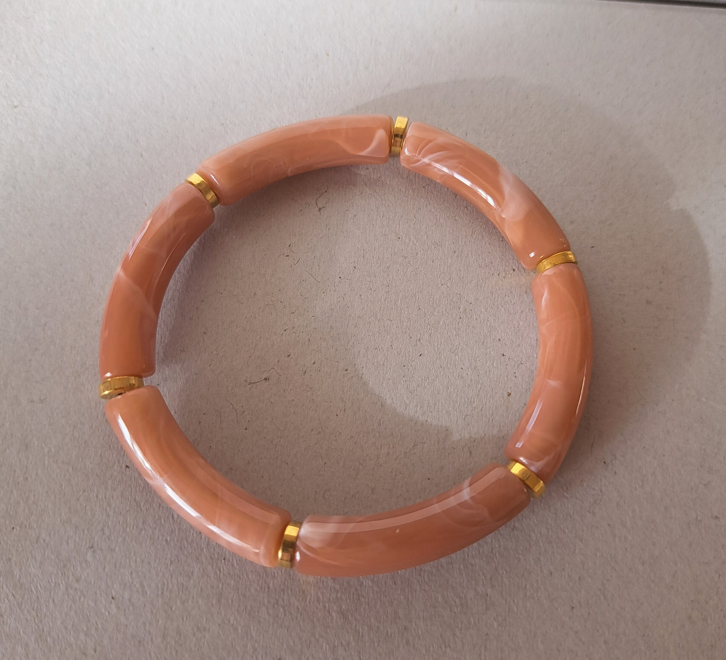 Old pink resin bracelet