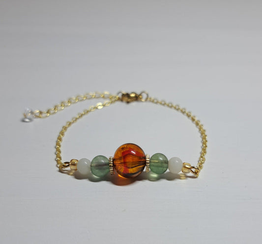 Recycled pearl bracelet