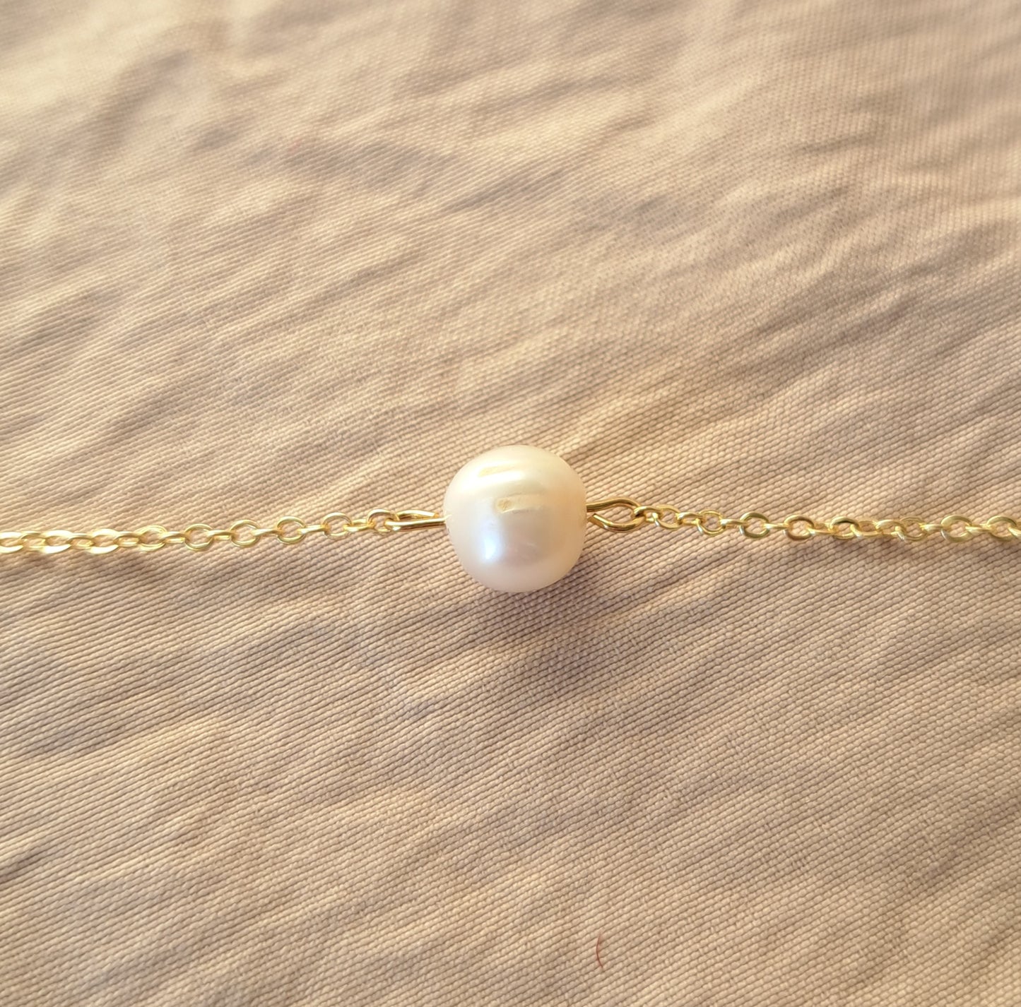 Bracelet une perle d'eau douce