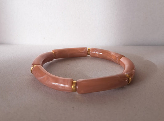 Old pink resin bracelet